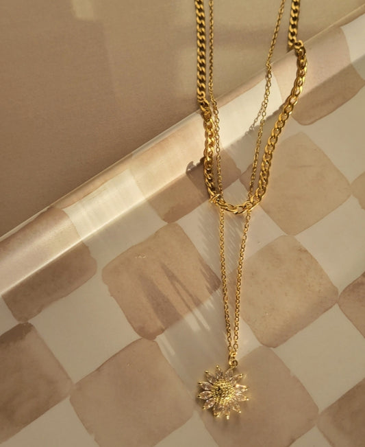 Sunflower Necklace