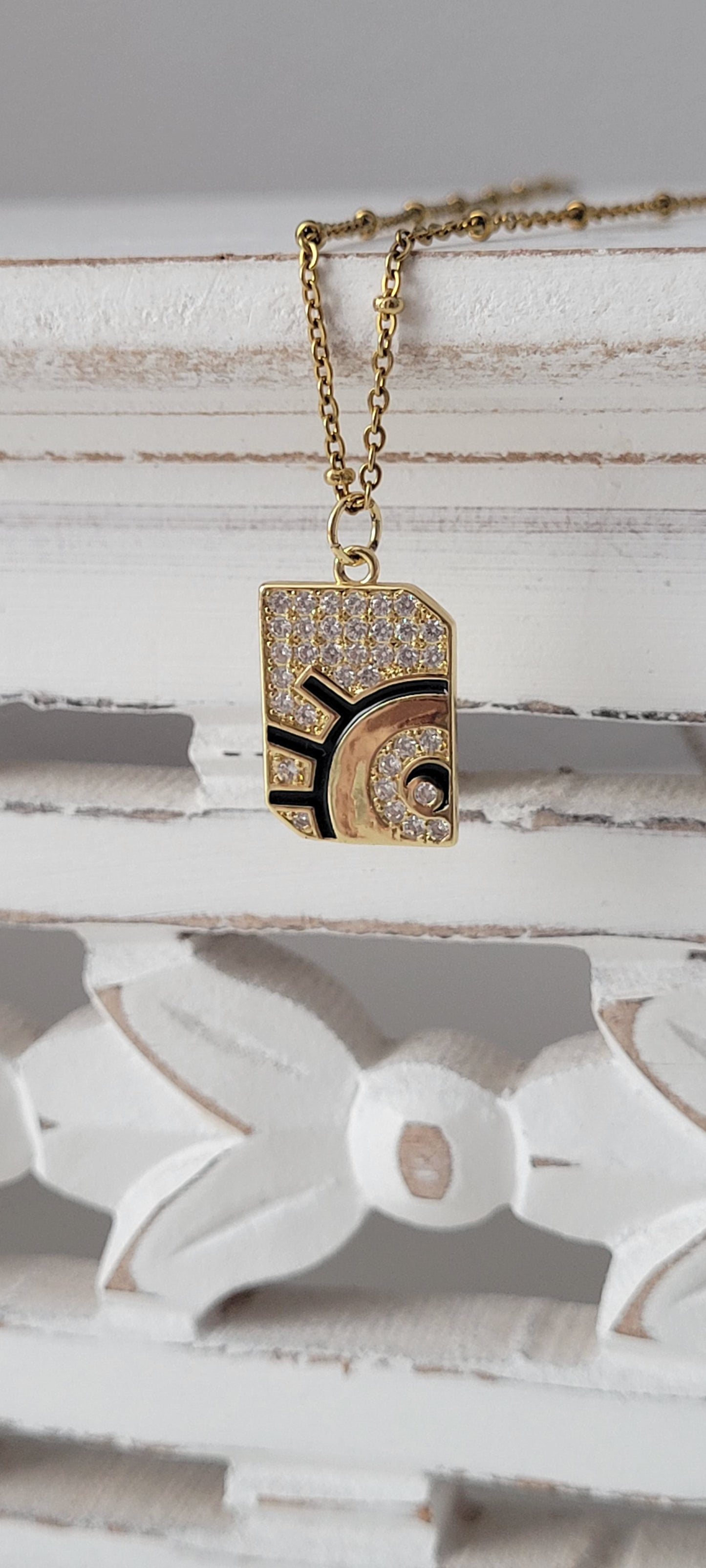 Diamond evil Necklace