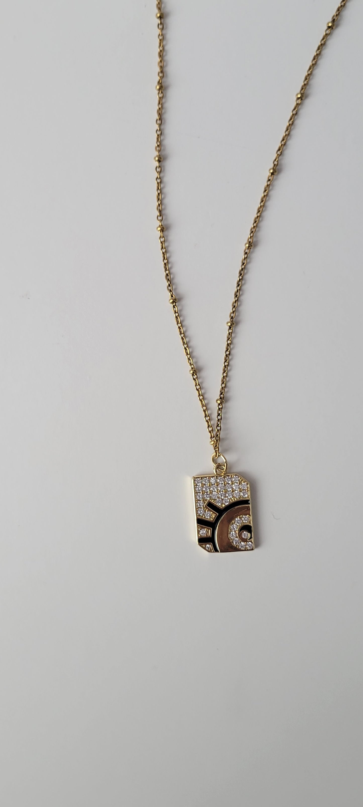 Diamond evil Necklace