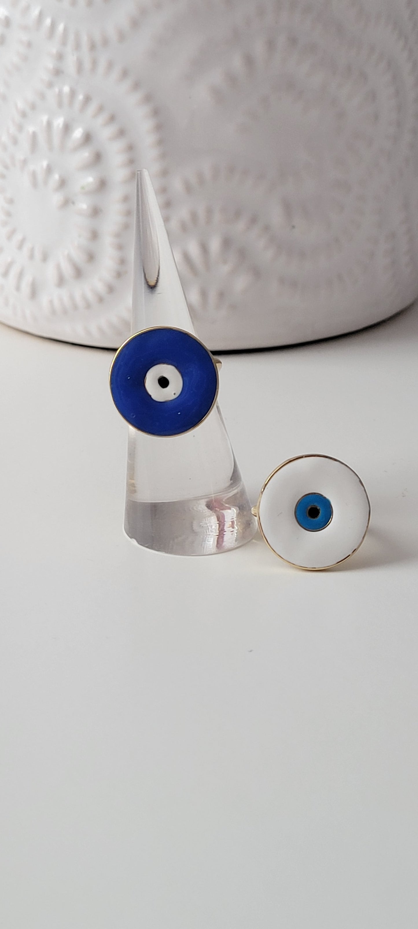 Sol evil eye Ring