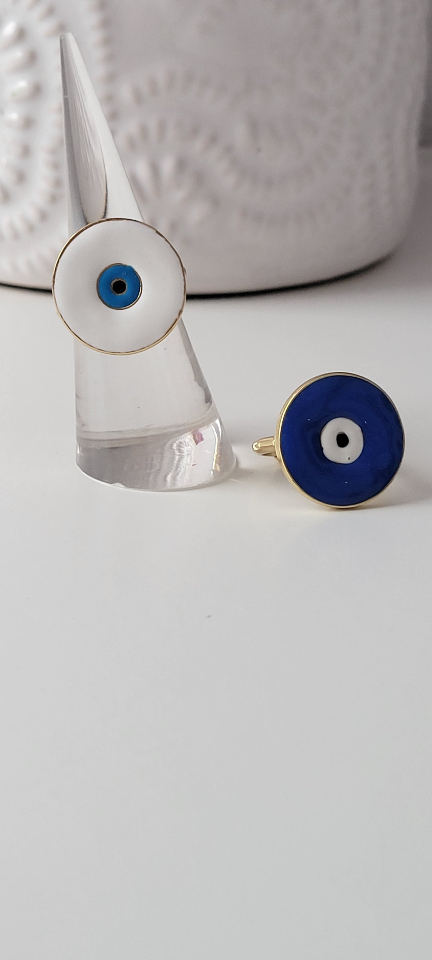Sol evil eye Ring